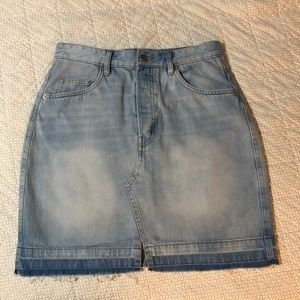 NWT jean skirt